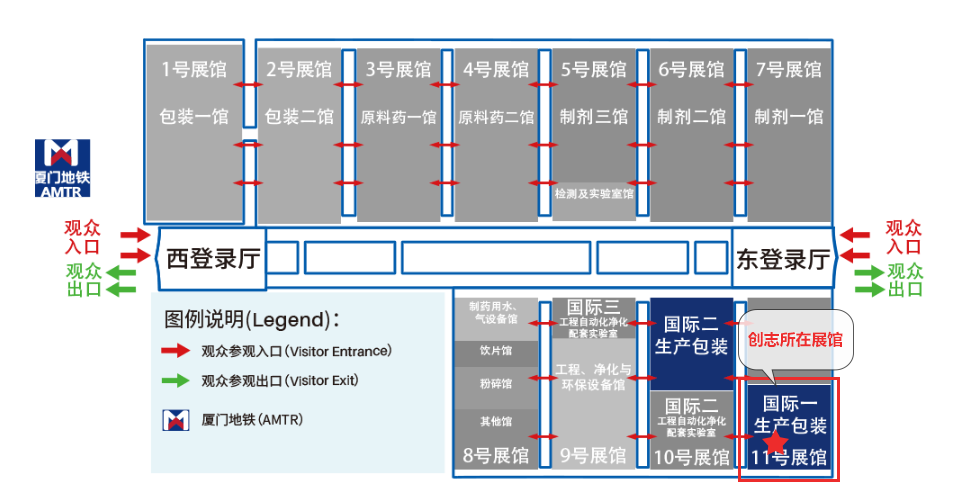 展馆平面位置p图